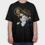 Golden Dragon Roar, Tricou Oversize Barbati (Unisex)