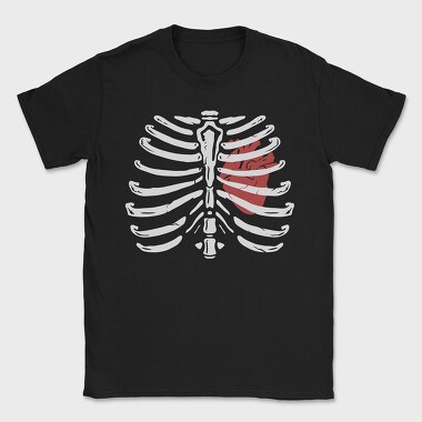 Ribcage Heart, Tricou Barbati (Unisex)