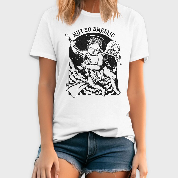 Not So Angelic, Tricou Barbati (Unisex)