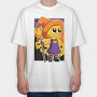 Halloween Witch Girl, Tricou Oversize Barbati (Unisex)