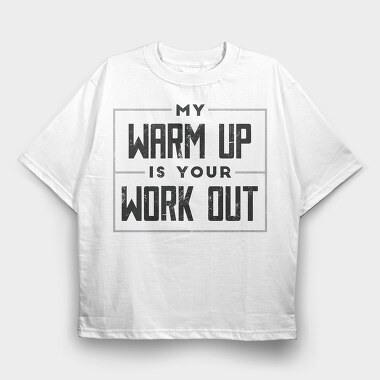 Calisthenics Fitness Warm Up Workout Creators Ep, Tricou Oversize Barbati (Unisex)