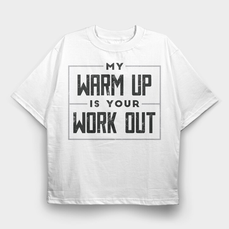 Calisthenics Fitness Warm Up Workout Creators Ep, Tricou Oversize Barbati (Unisex)