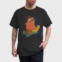Surfing Beaver, Tricou Barbati (Unisex)