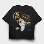 Golden Dragon Roar, Tricou Oversize Barbati (Unisex)