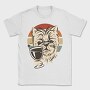 Dog Drinking Wine Wine, Tricou Barbati (Unisex)