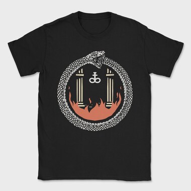 Snake Fire Symbol, Tricou Barbati (Unisex)