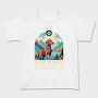 Dog In The Woods Hiking, Tricou Copii