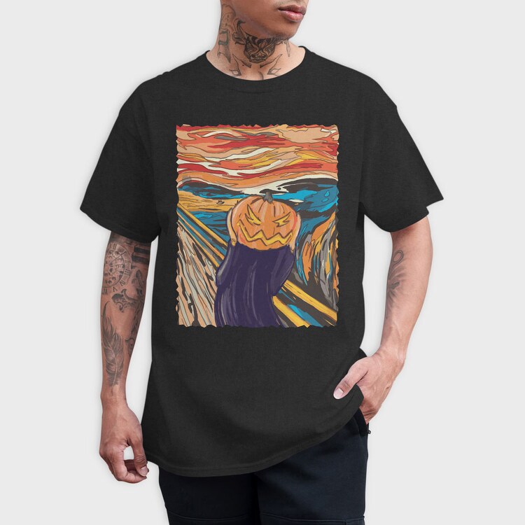 Pumpkin Scream, Tricou Barbati (Unisex)