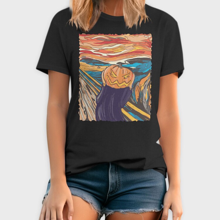 Pumpkin Scream, Tricou Barbati (Unisex)