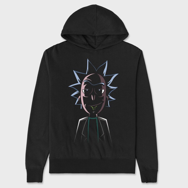 Rick and Morty 18, Hanorac Oversize Barbati (Unisex)