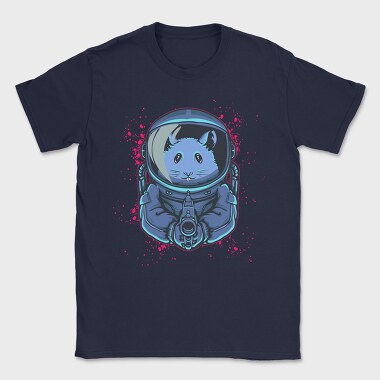 Space Cat Astronaut, Tricou Barbati (Unisex)