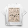 Dog Seven Deadly Sins, Tricou Oversize Barbati (Unisex)