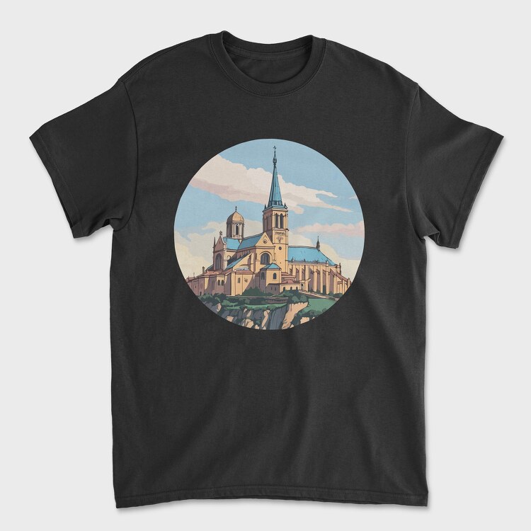 Notre Dame De La Garde, Tricou Barbati (Unisex)