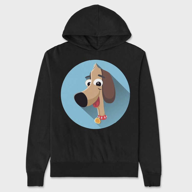 Doggy Smile, Hanorac Oversize Barbati (Unisex)