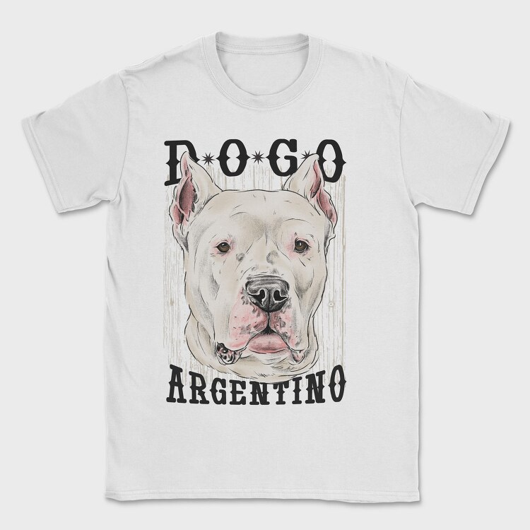Dogo Argentino Dog Breed, Tricou Barbati (Unisex)