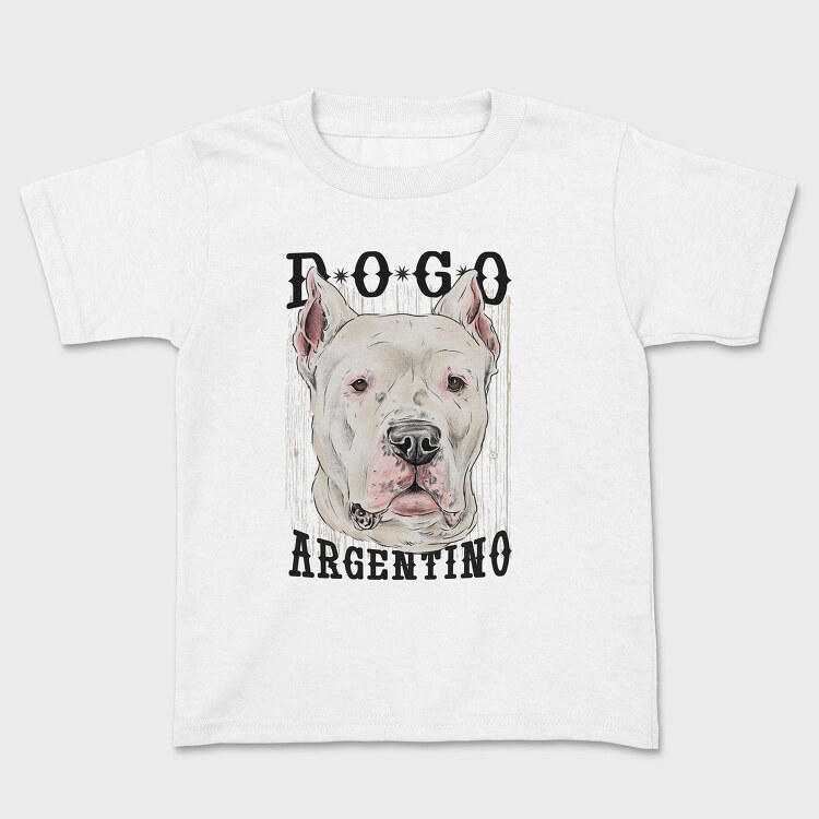 Dogo Argentino Dog Breed, Tricou Copii