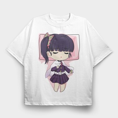 Demon Slayer Pillow 8, Tricou Oversize Barbati (Unisex)