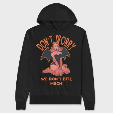 Dont Worry Devil, Hanorac Oversize Barbati (Unisex)