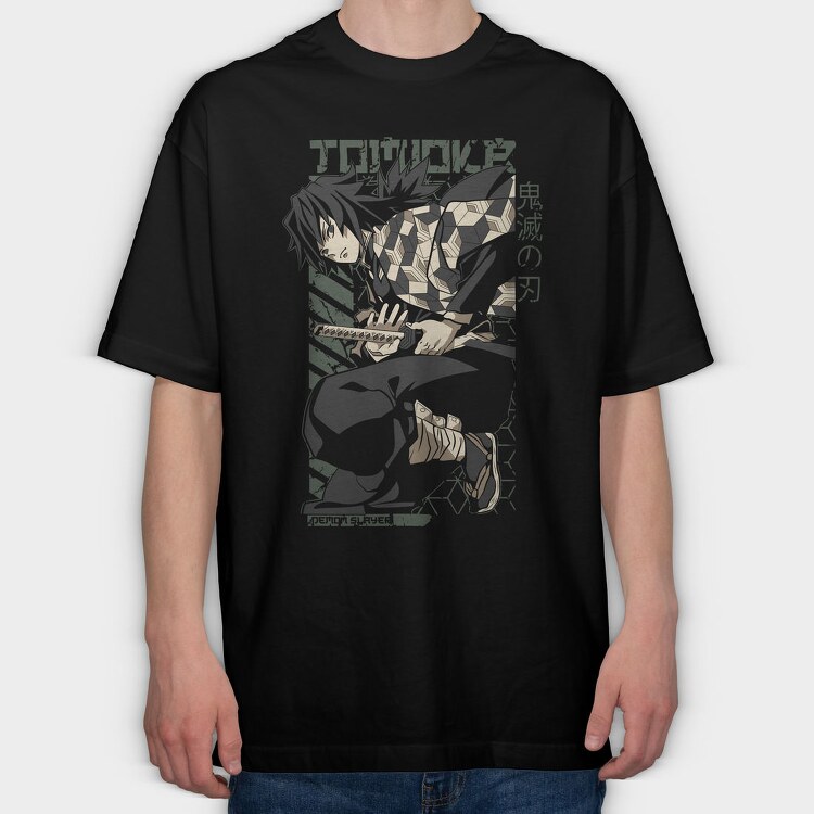 Demon Slayer 70, Tricou Oversize Barbati (Unisex)