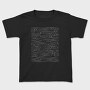 Doodle Lined Cats, Tricou Copii