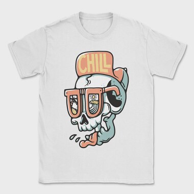 Chill Skull Vibes, Tricou Barbati (Unisex)