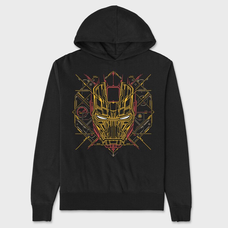 Ironman Helmet, Hanorac Oversize Barbati (Unisex)