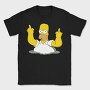 Homer Middle Finger, Tricou Barbati (Unisex)