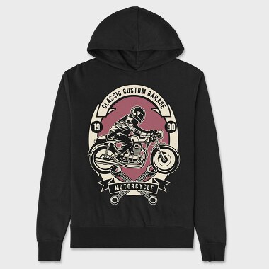 Classic Custom Garage, Hanorac Oversize Barbati (Unisex)