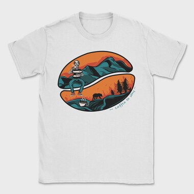 Coffee To Stay, Tricou Barbati (Unisex)