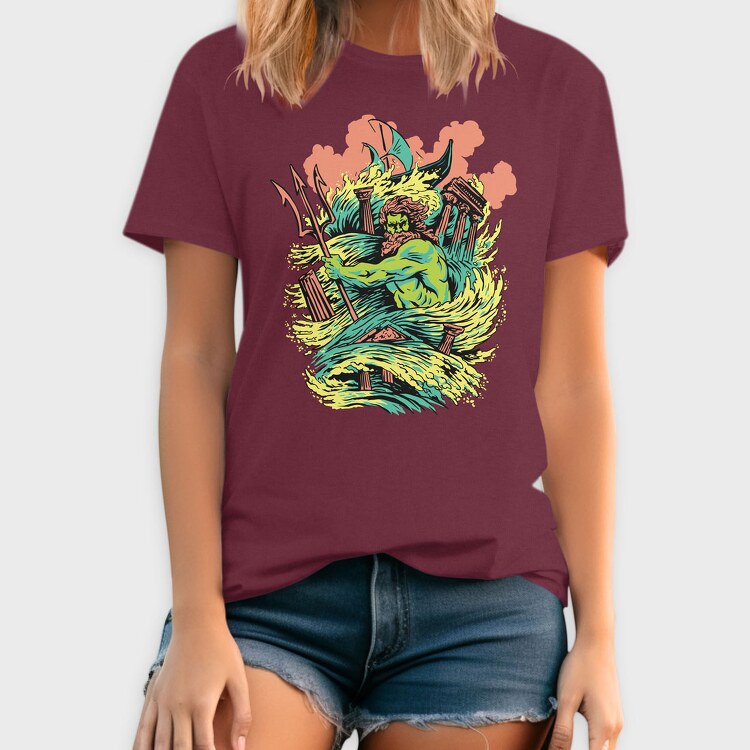 Mythology Poseidon, Tricou Barbati (Unisex)