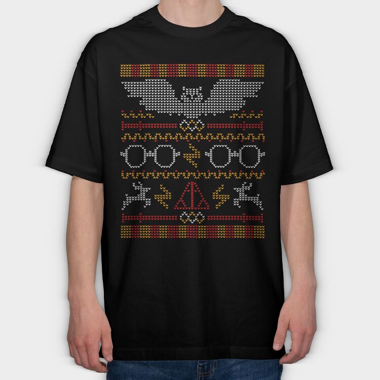 Harry Potter Sweater 2, Tricou Oversize Barbati (Unisex)