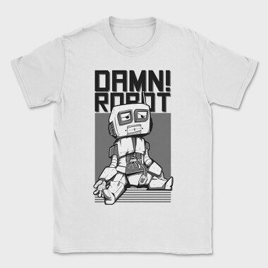 Damn Robot, Tricou Barbati (Unisex)