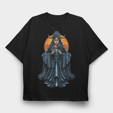 Dark Queens Cloak, Tricou Oversize Barbati (Unisex)