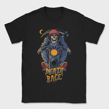 Death Race Skull, Tricou Barbati (Unisex)