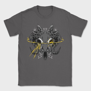 Demon Skull Glow, Tricou Barbati (Unisex)