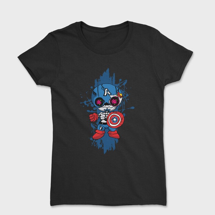 Captain America Skull, Tricou Femei