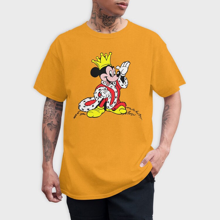 Cartoon Retro Mickey Mouse 3, Tricou Barbati (Unisex)