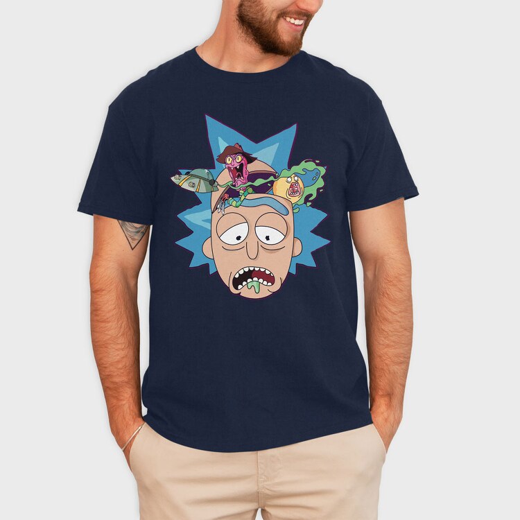 Rick and Morty 23, Tricou Barbati (Unisex)