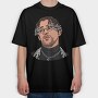 Drip King Vibes, Tricou Oversize Barbati (Unisex)