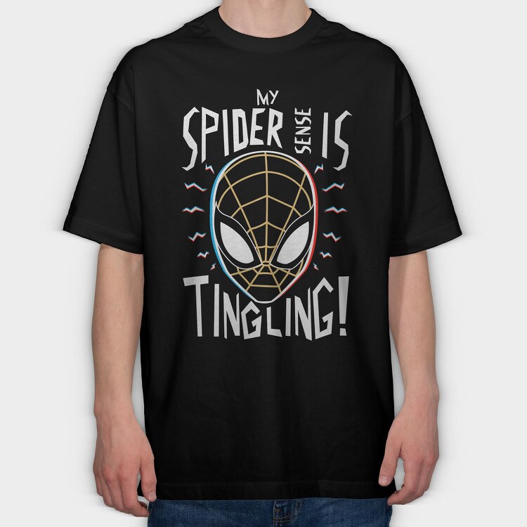 Electric Web, Tricou Oversize Barbati (Unisex)