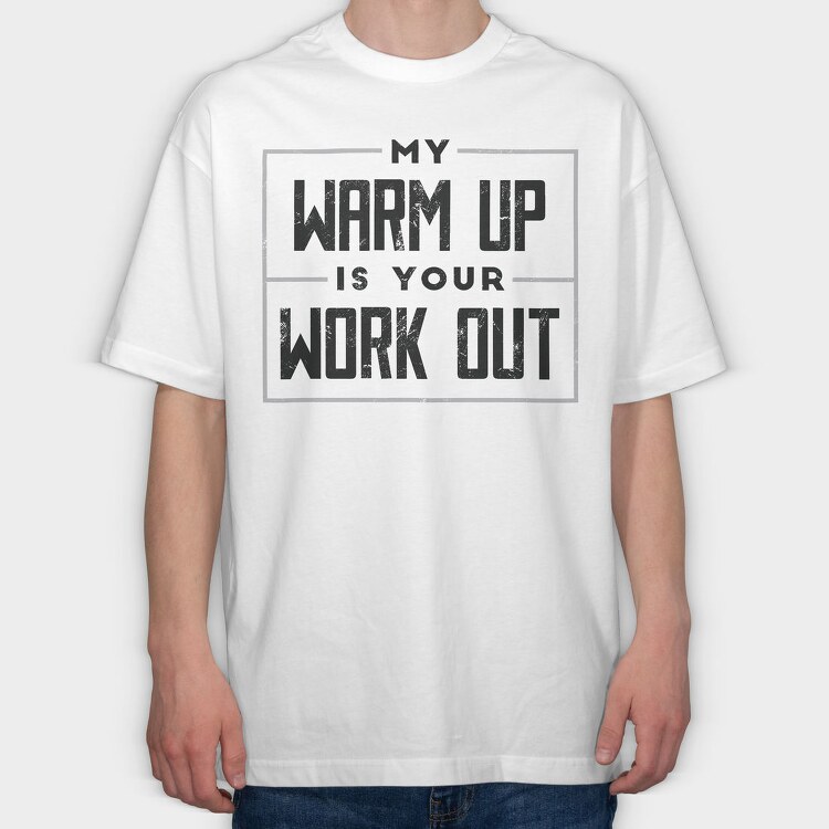 Calisthenics Fitness Warm Up Workout Creators Ep, Tricou Oversize Barbati (Unisex)
