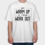 Calisthenics Fitness Warm Up Workout Creators Ep, Tricou Oversize Barbati (Unisex)