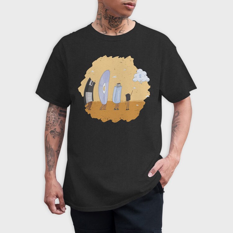 Evolution of Hard Disk, Tricou Barbati (Unisex)