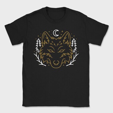 Golden Wolf Dreams, Tricou Barbati (Unisex)