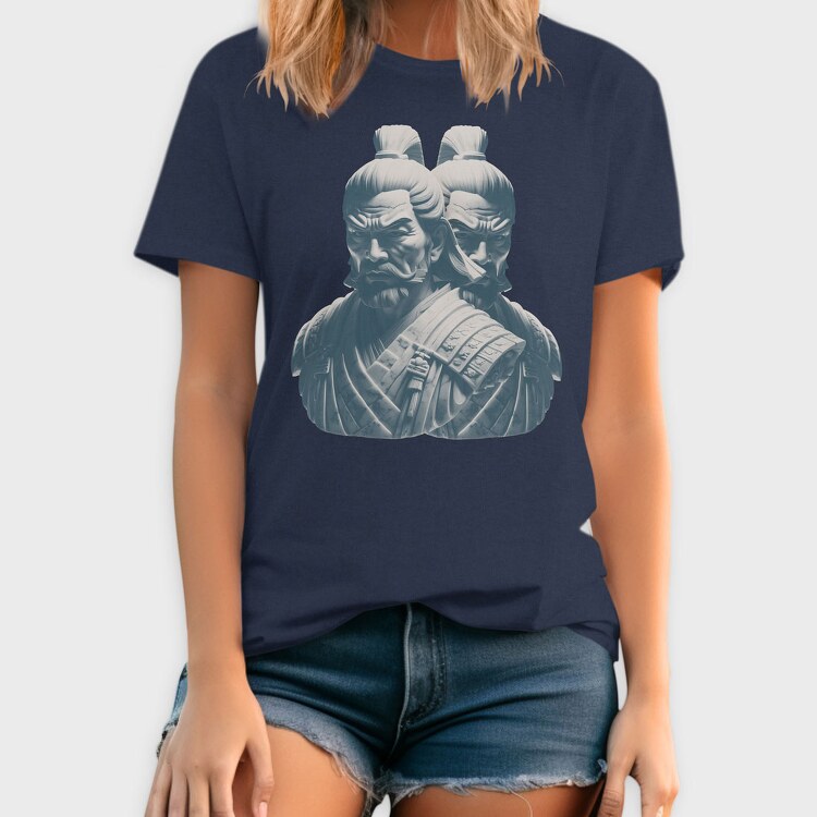 Samurais Monochrome, Tricou Barbati (Unisex)