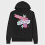 Fight Like A Girl, Hanorac Oversize Barbati (Unisex)