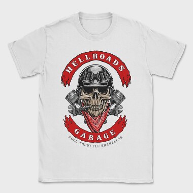 Hellroads Garage, Tricou Barbati (Unisex)