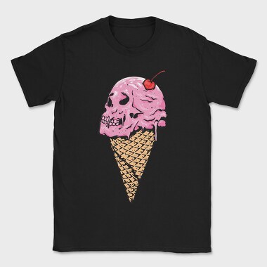 Icecream Skull Cherry, Tricou Barbati (Unisex)
