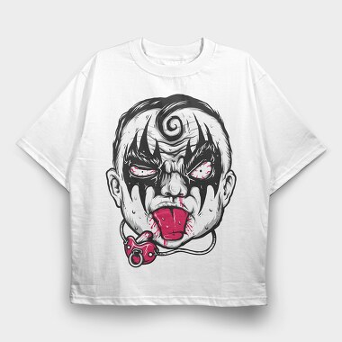 Jokers Tongue, Tricou Oversize Barbati (Unisex)