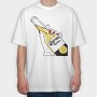 Corona Extra Hand, Tricou Oversize Barbati (Unisex)